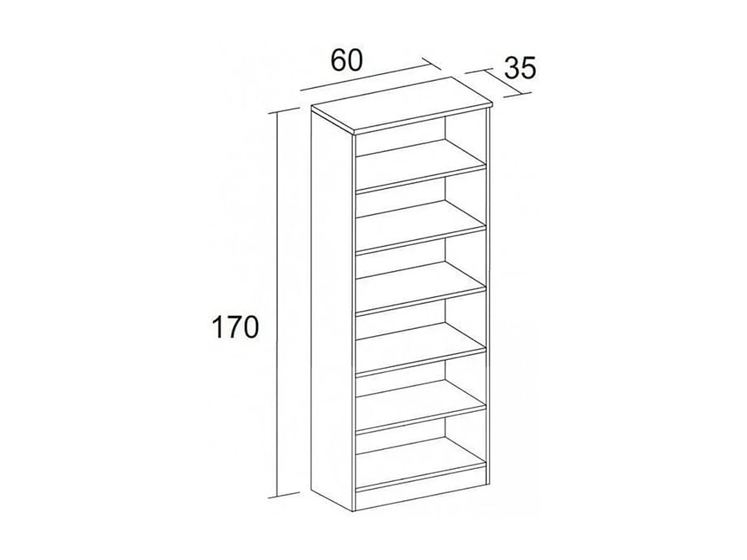 Meuble à chaussures d'entrée, meuble auxiliaire blanc, 2 portes, 6 étagères, 60 cm