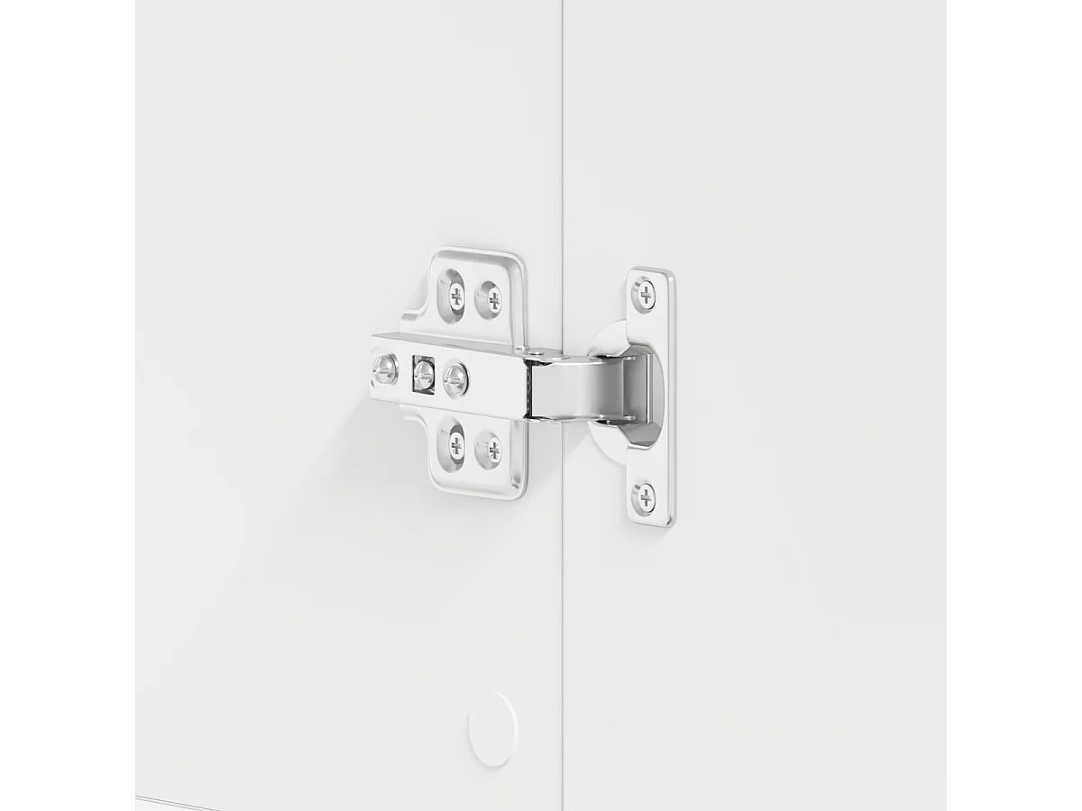 Zapatero Nieve 5 estantes + barra blanco 180x80x39 cm