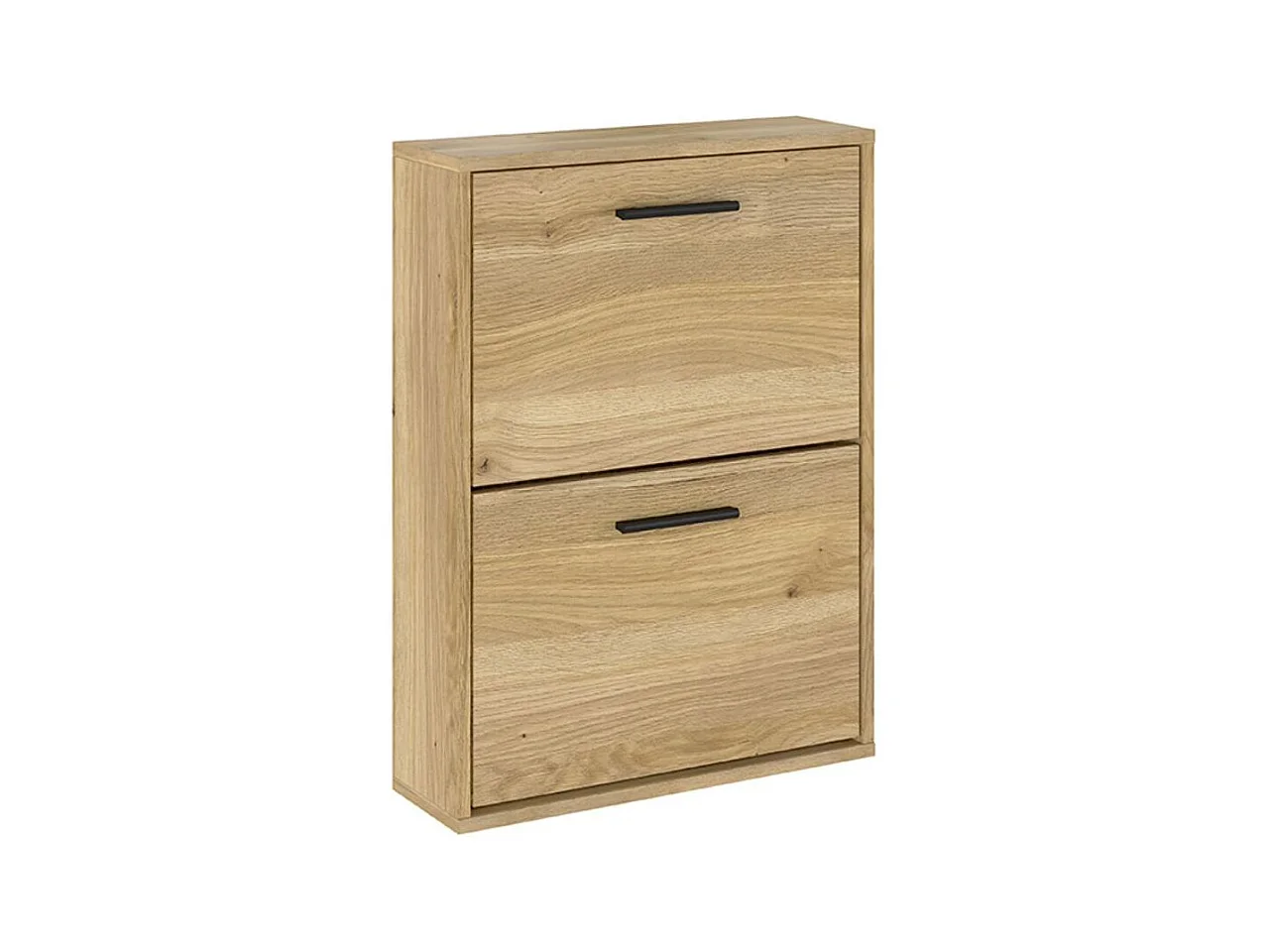 Zapatero New Aura 2 puertas abatibles natural 73x54x18 cm