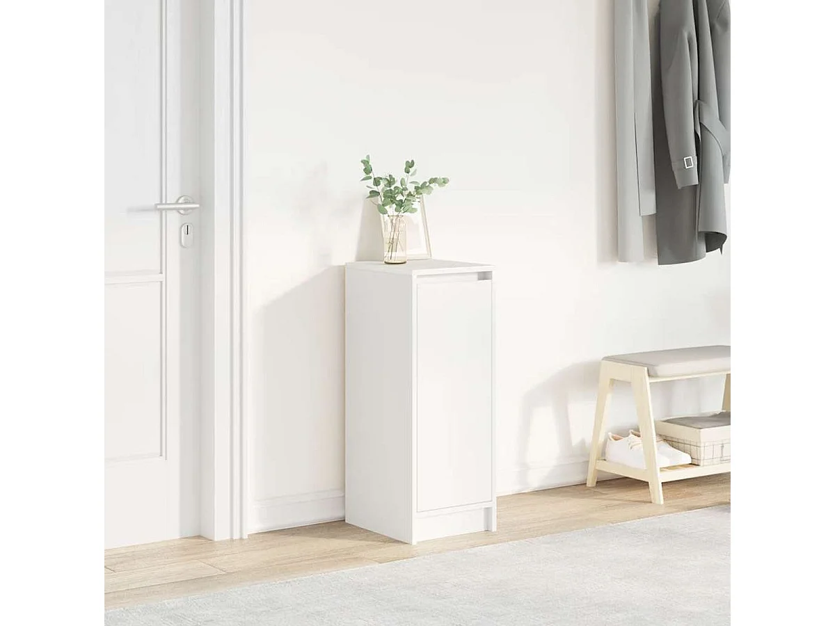 Zapatero Dhilema 4 compartimentos blanco 76x29,5x34 cm