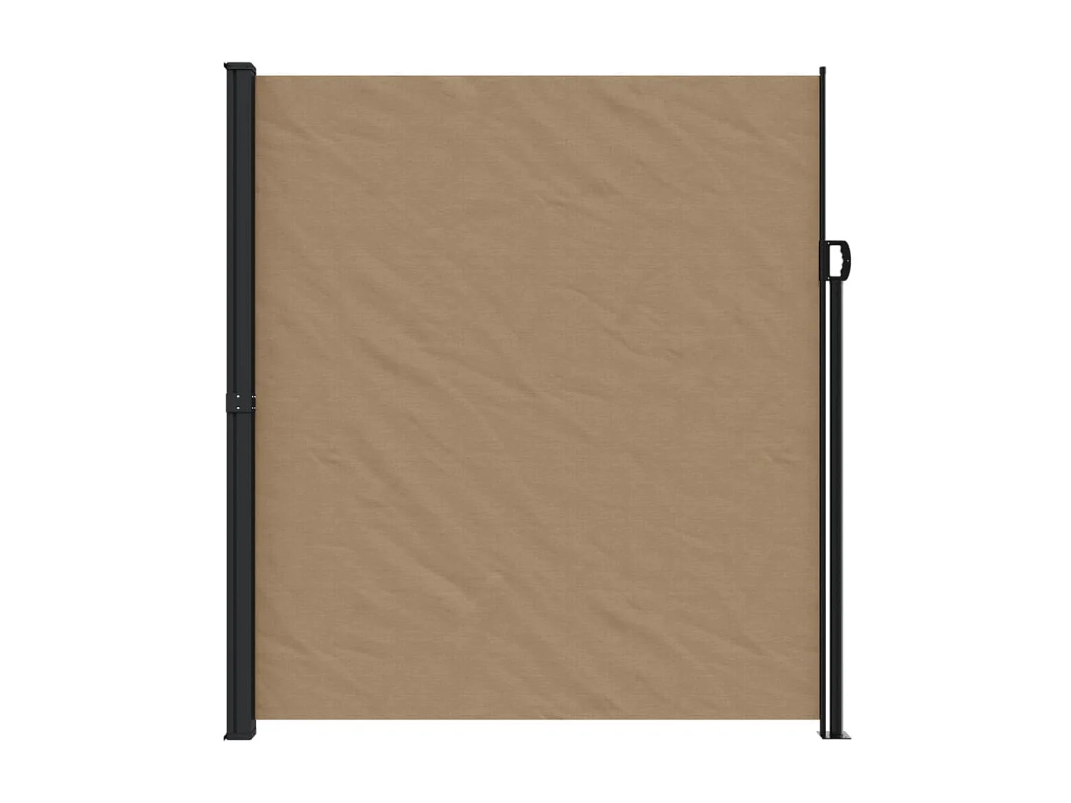 Toldo lateral retráctil gris taupe 220x300 cm