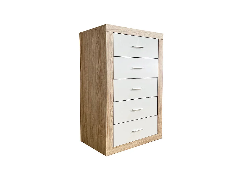 Sinfonier Kiara con 5 Cajones Cambria y Grafito 60x108 cm