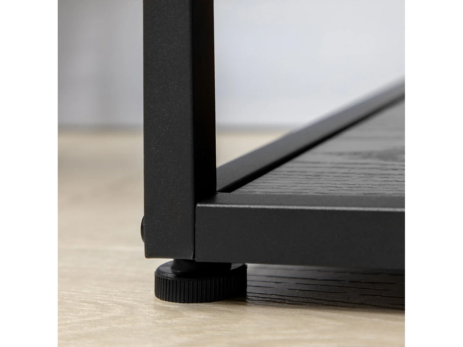 Mobile libreria portaoggetti a 3 livelli e 8 ripiani in mdf bianco