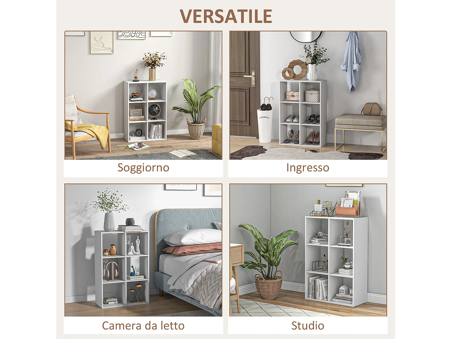 Scaffale libreria industriale da parete in legno e metallo nero