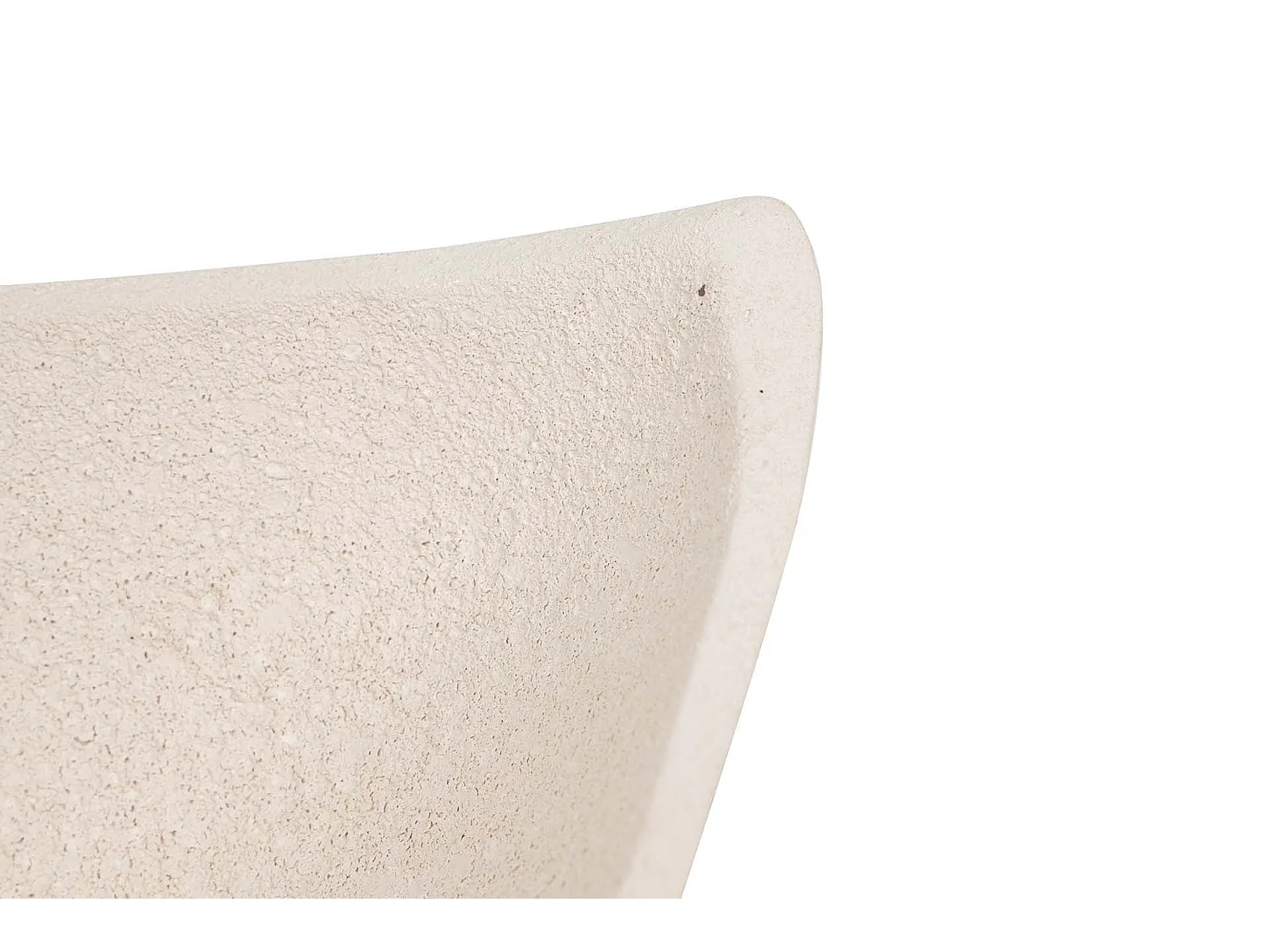 Centro De Mesa Ceramica Beige 42x23x8 Cm