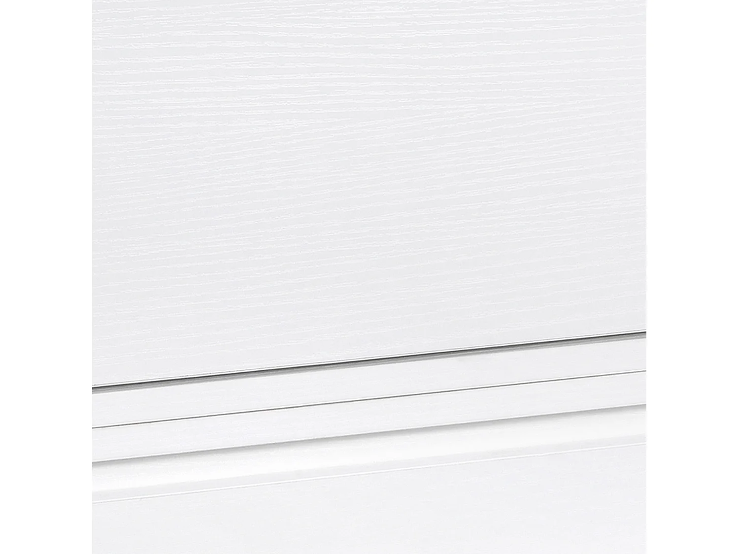 Comodino set 2 pezzi con cassetto e design sospeso bianco