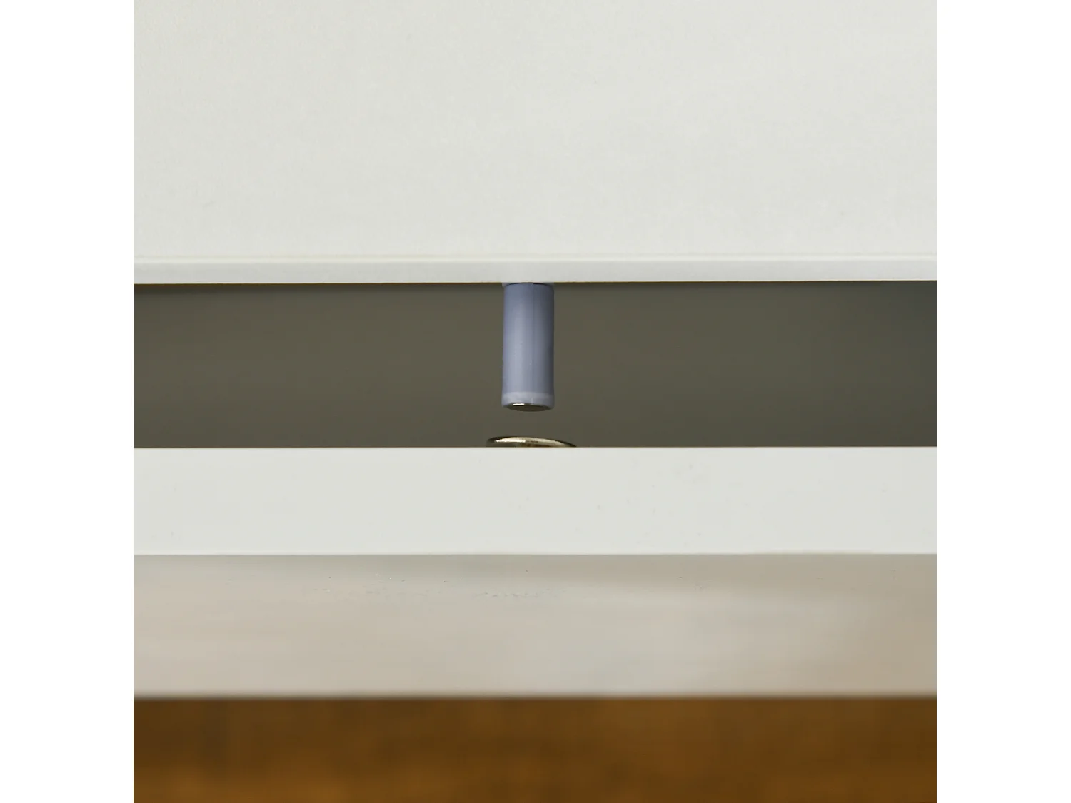 Comodino con luce led rgb 2 cassetti e 16 colori 60x39x47cm