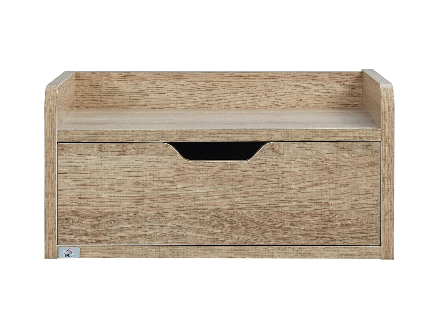 Comodini sospesi design a parete set 2 pezzi in truciolato