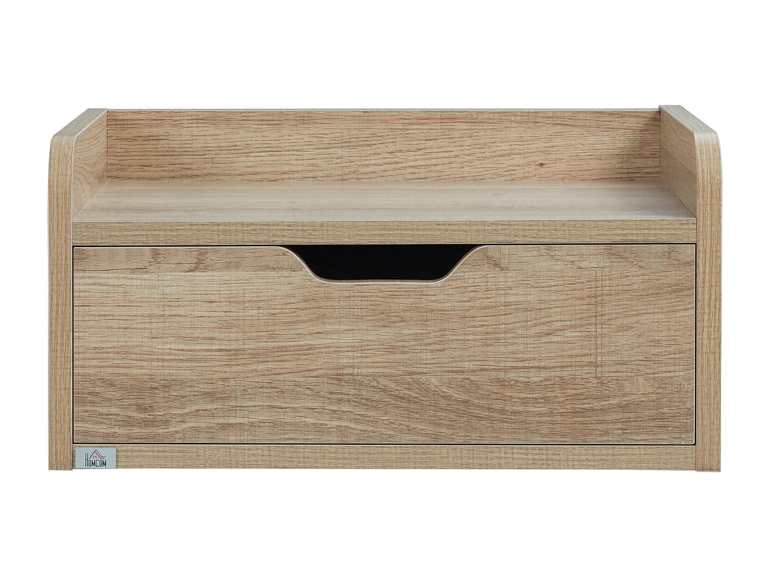 Comodini sospesi design a parete set 2 pezzi in truciolato