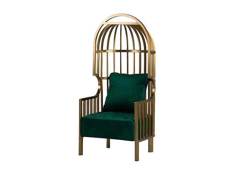 Butaca Acero Inoxidable Velvet Charleston 68x68x150 Cm