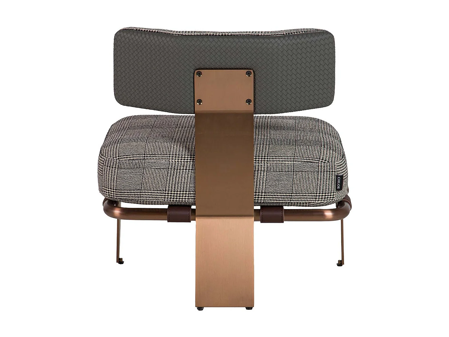 Butaca Cuero Acero Inoxidable Boise 65x65x72 Cm