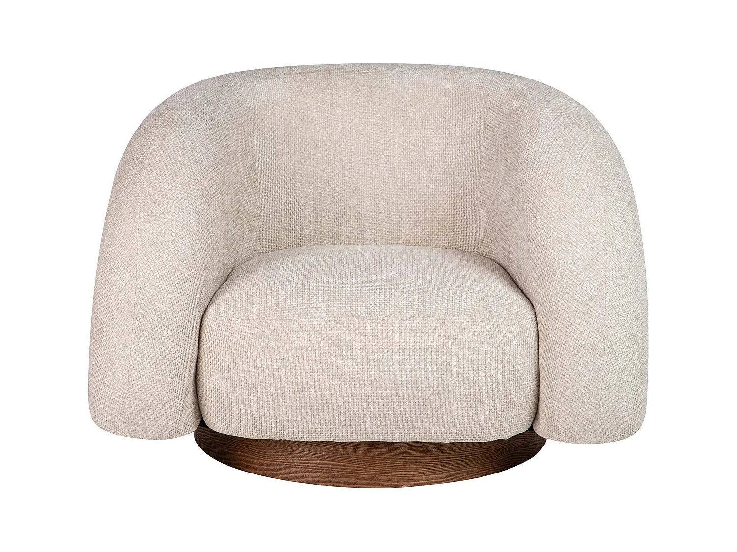 Butaca Chenilla Beige Flux 100x89x60 Cm