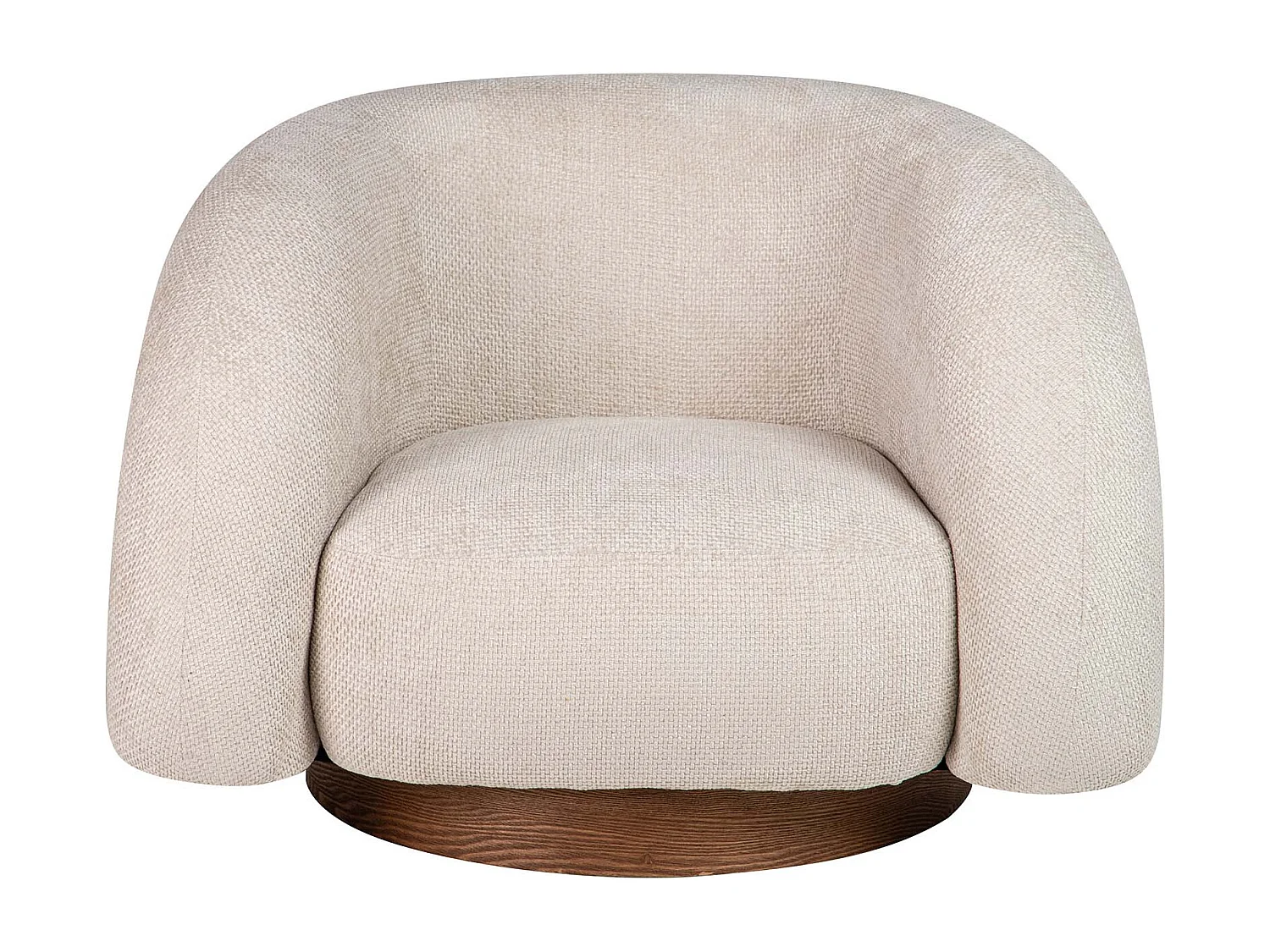 Butaca Chenilla Beige Flux 100x89x60 Cm