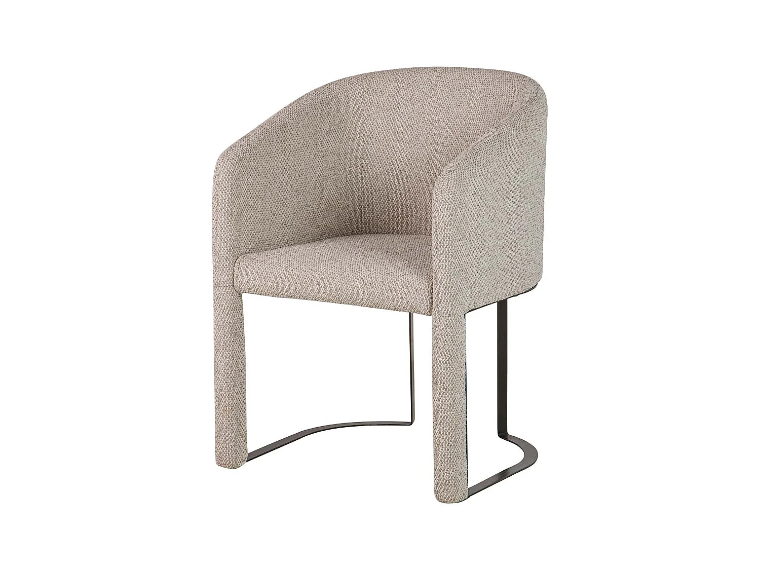 Butaca Chenilla Metal Dorado Tacoma 60x59x83 Cm