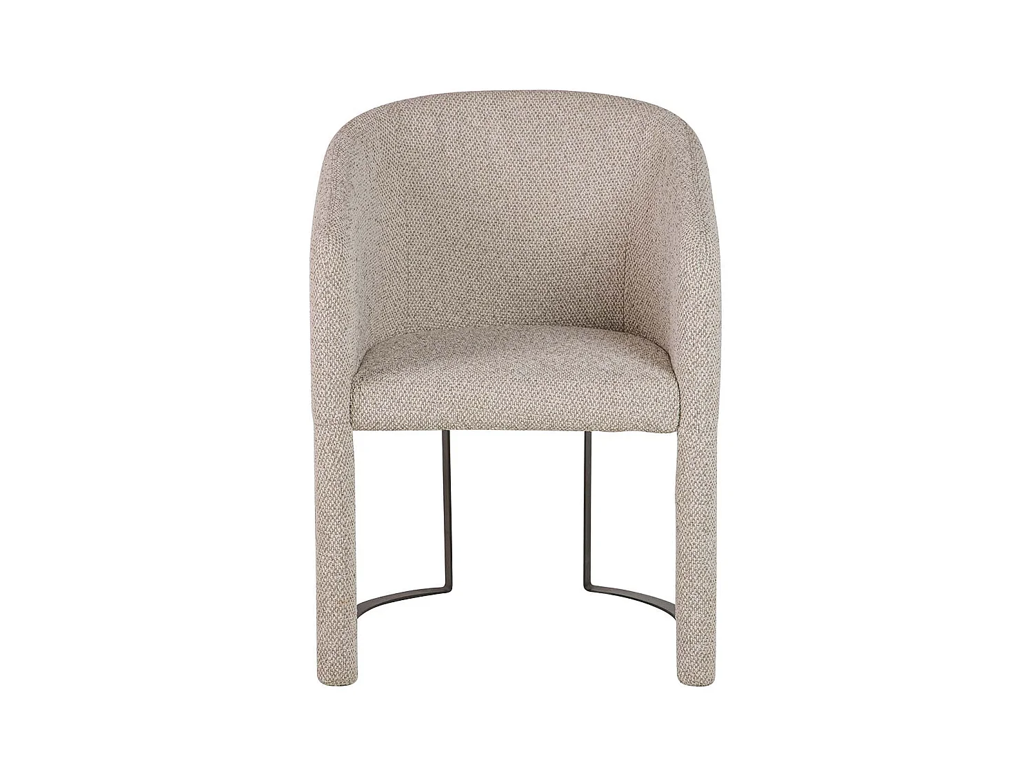 Butaca Chenilla Metal Dorado Tacoma 60x59x83 Cm