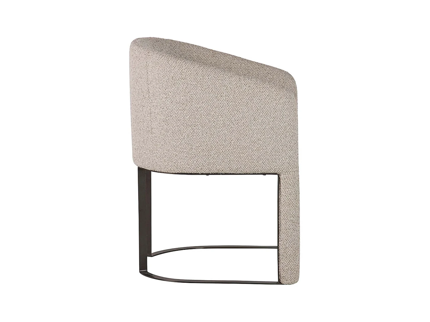 Butaca Chenilla Metal Dorado Tacoma 60x59x83 Cm