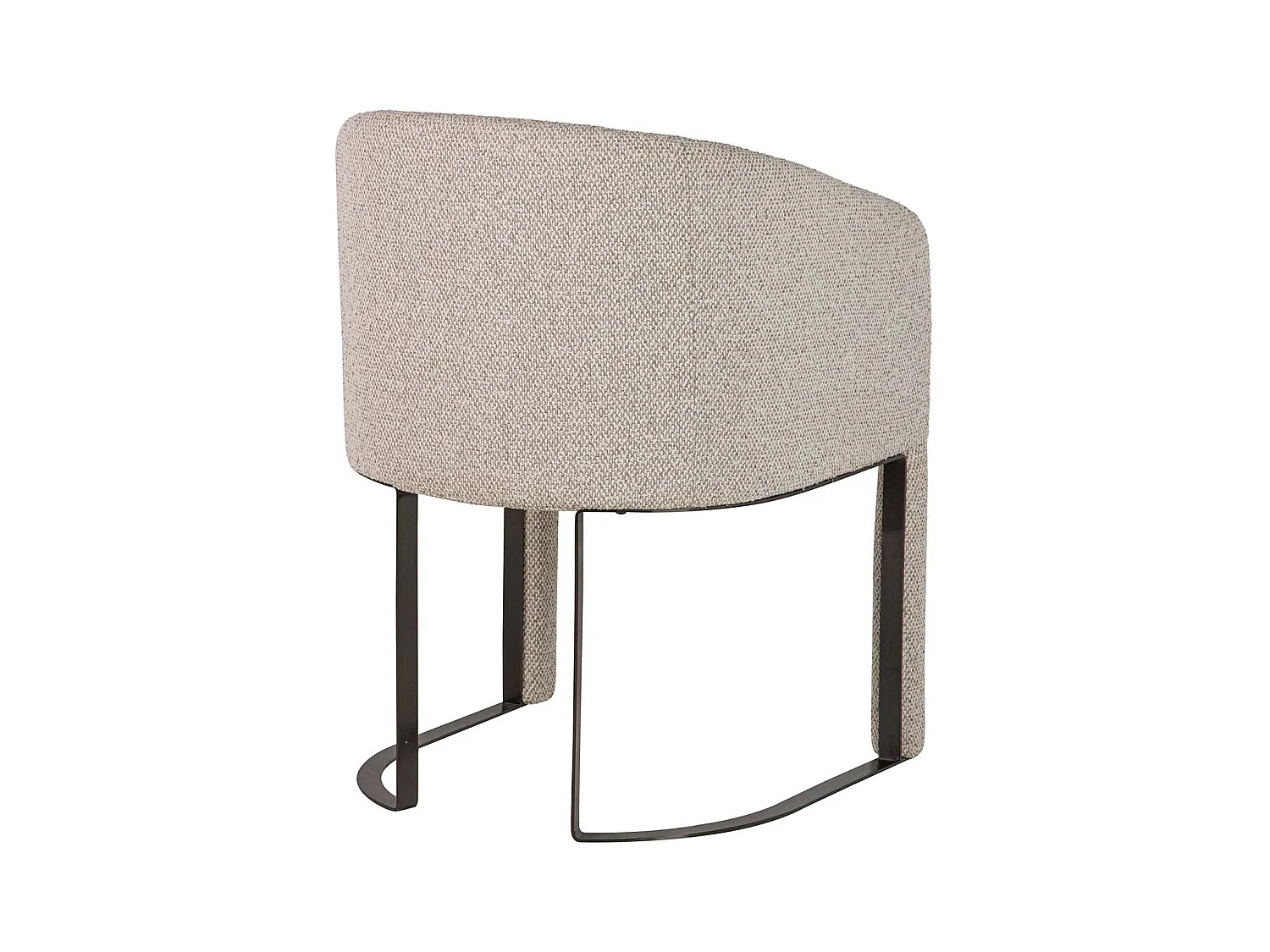 Butaca Chenilla Metal Dorado Tacoma 60x59x83 Cm