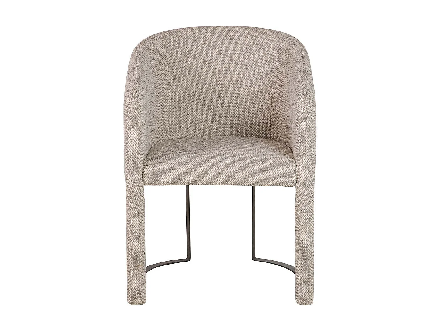 Butaca Chenilla Metal Dorado Tacoma 60x59x83 Cm