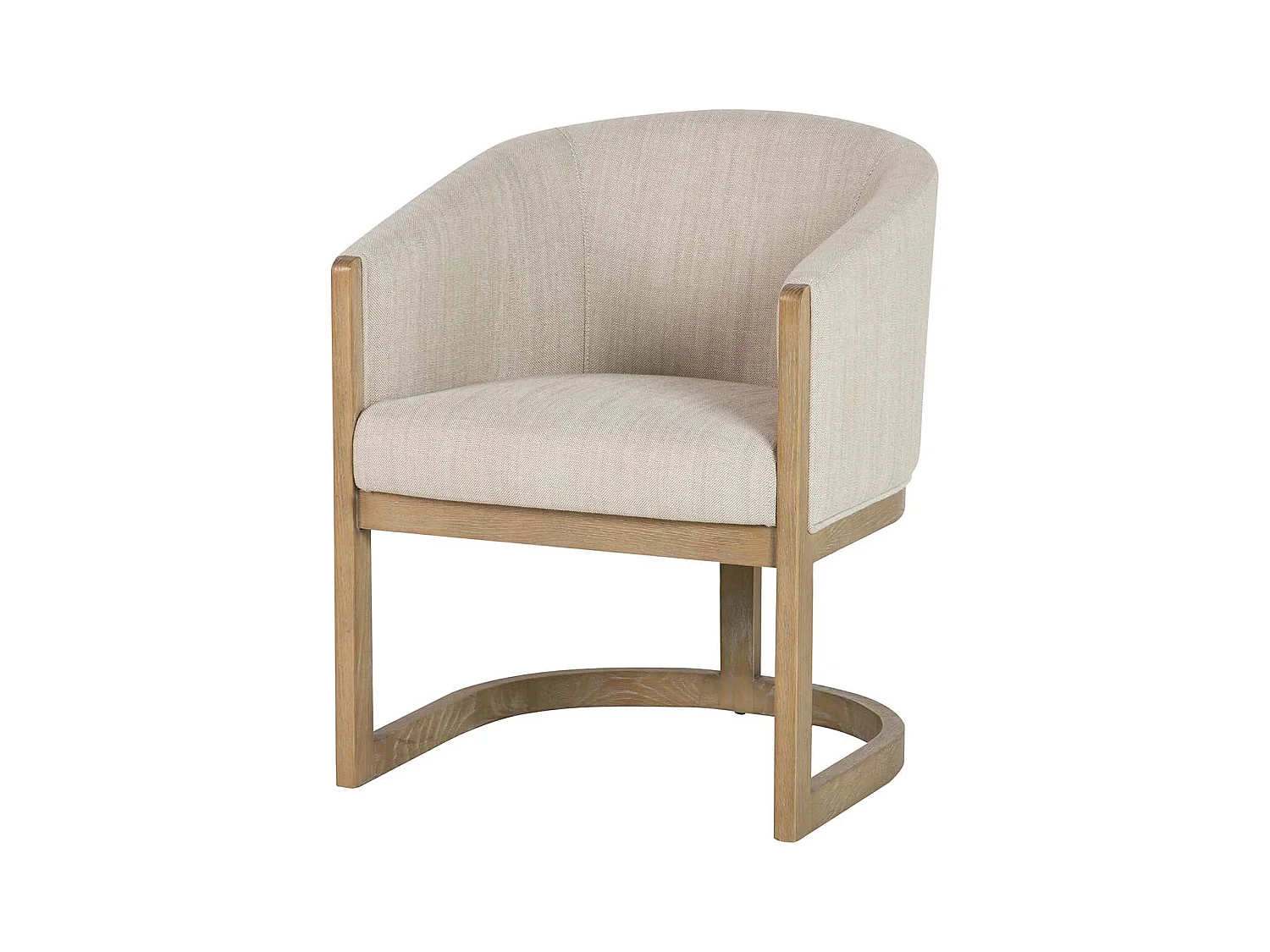 Butaca Madera Fresno Beige 62x64x78 Cm