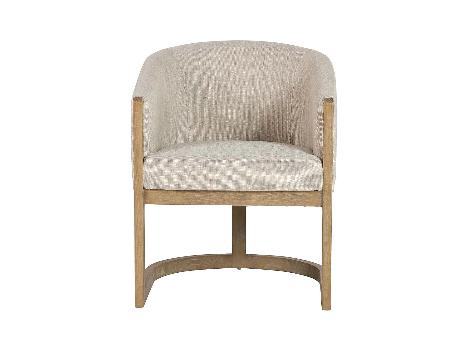 Butaca Madera Fresno Beige 62x64x78 Cm