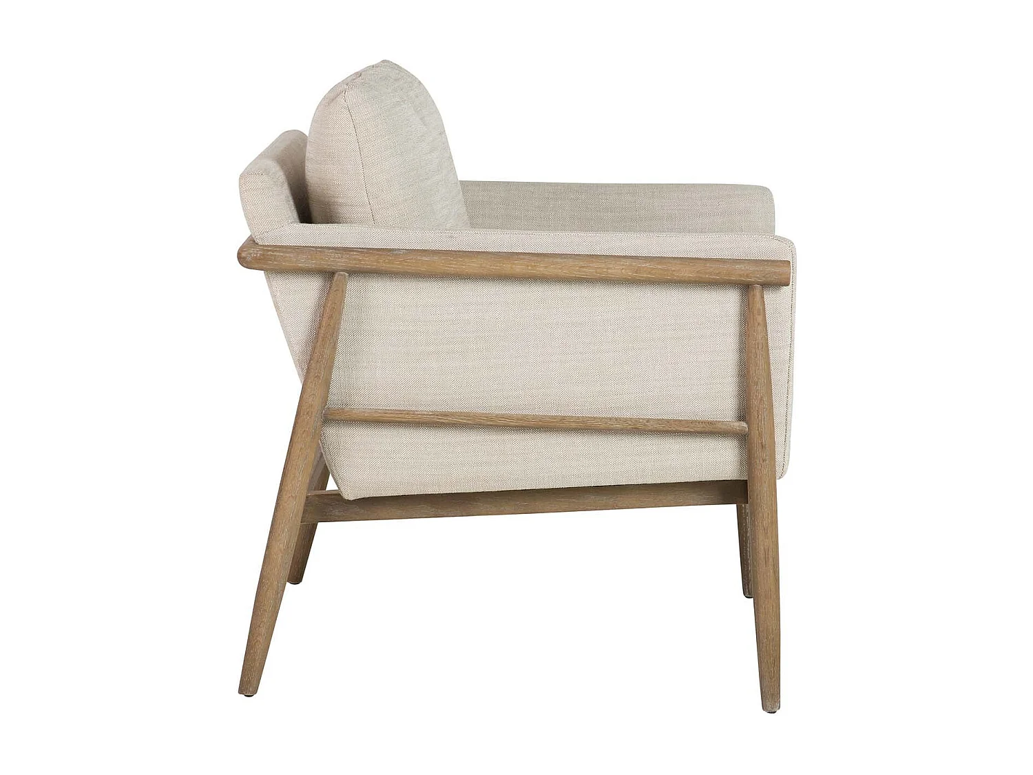 Butaca Madera Fresno Beige 77x74x72 Cm