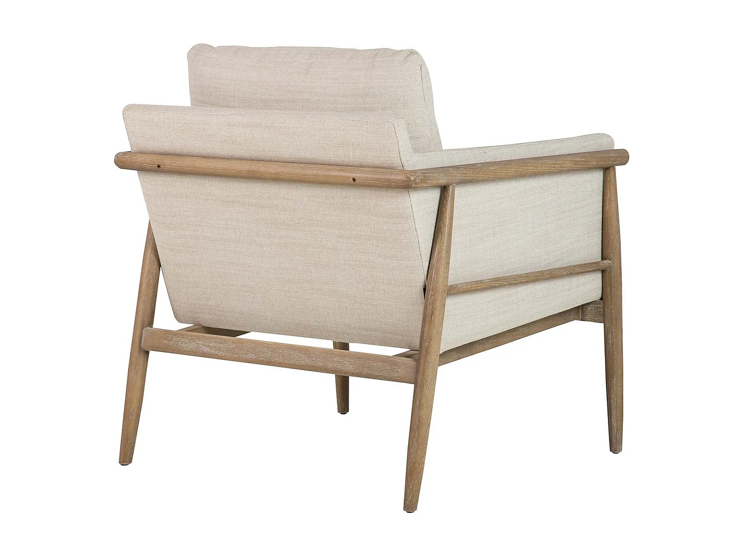 Butaca Madera Fresno Beige 77x74x72 Cm