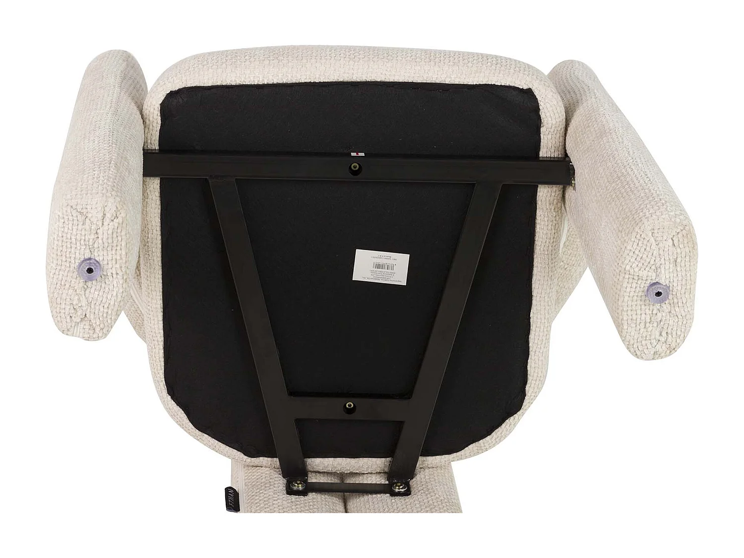 Silla Chenilla Beige Nova 66x61x76 Cm