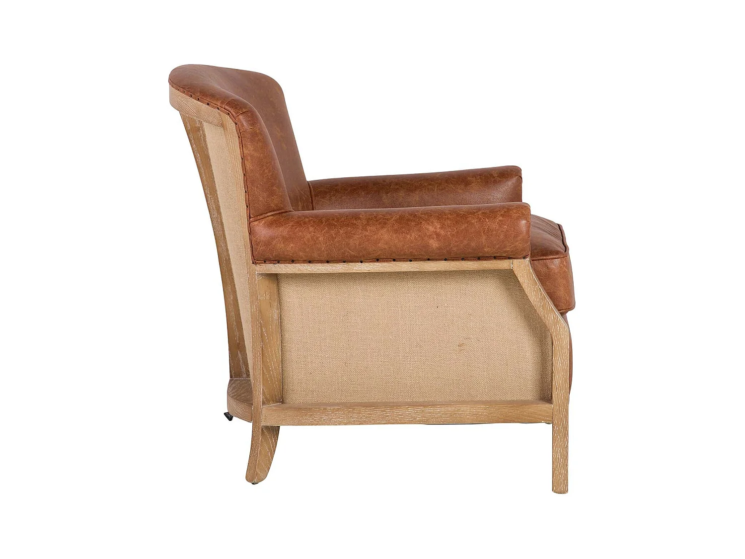 Butaca Madera Fresno Marron 76x81x78 Cm