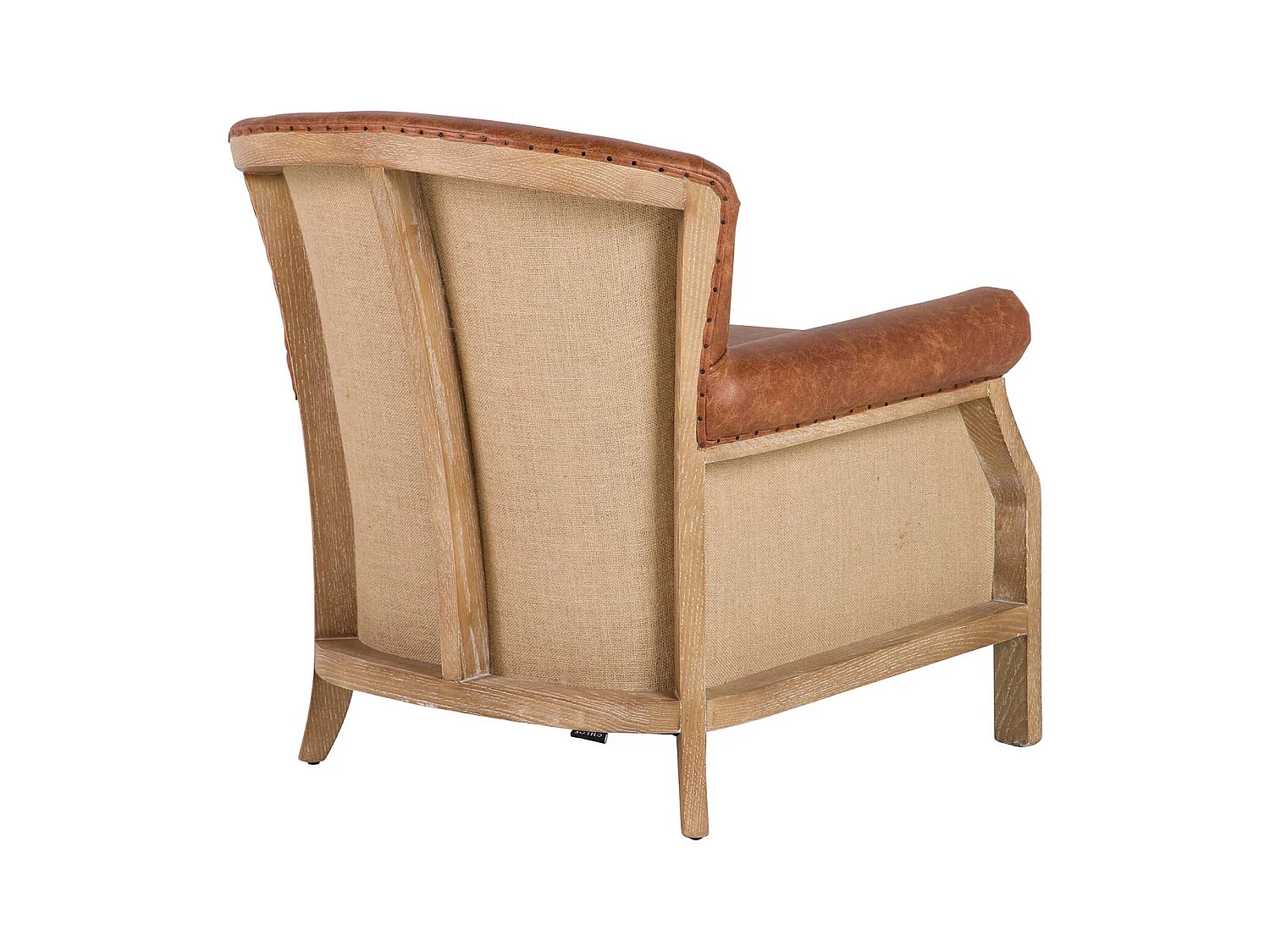 Butaca Madera Fresno Marron 76x81x78 Cm