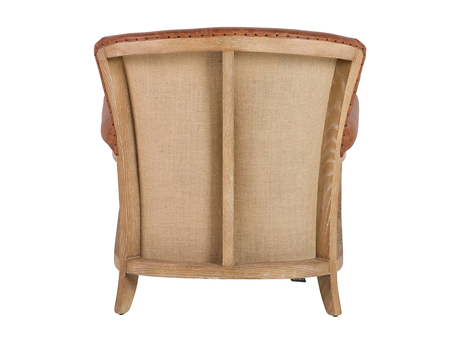 Butaca Madera Fresno Marron 76x81x78 Cm