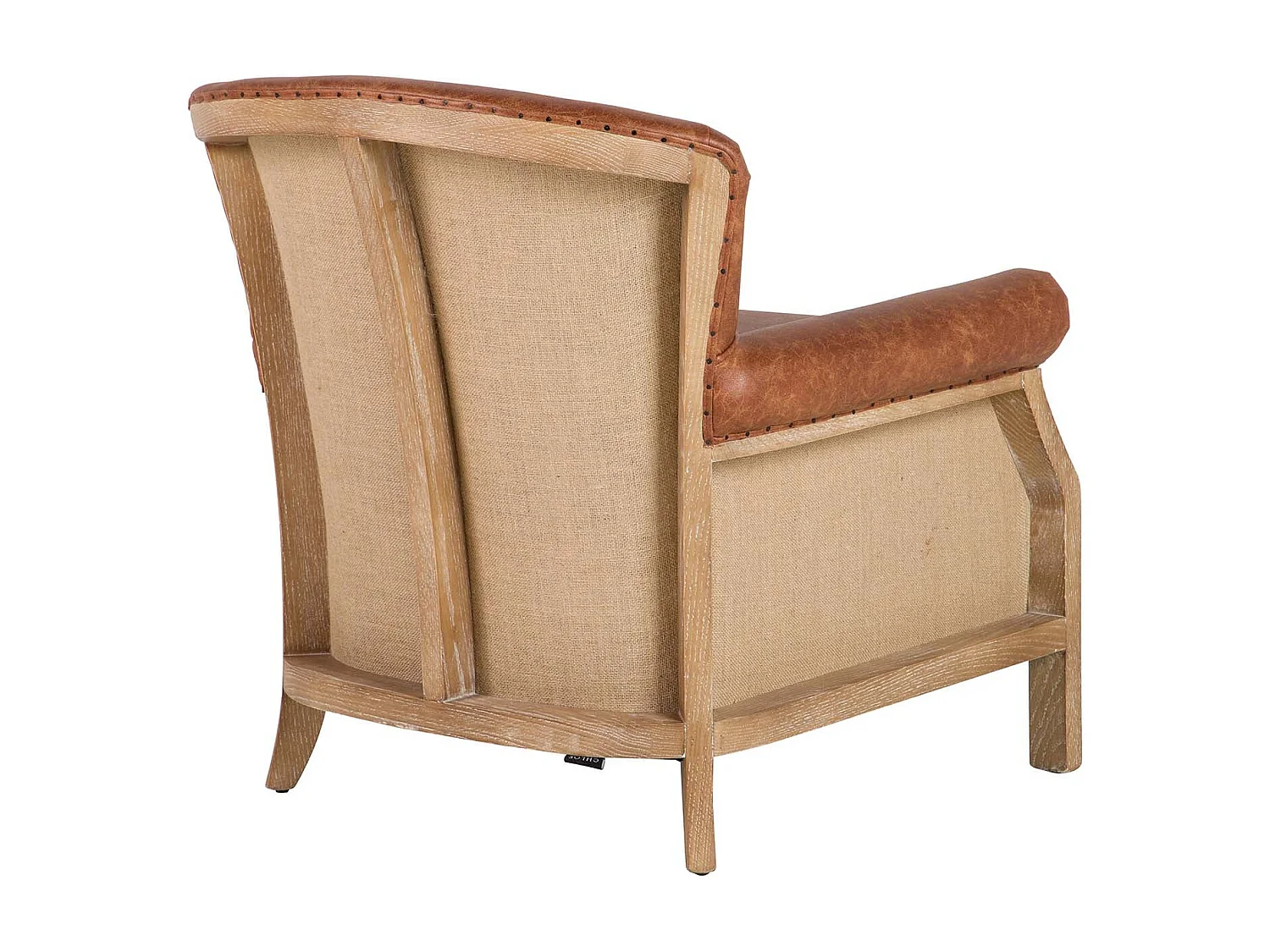 Butaca Madera Fresno Marron 76x81x78 Cm