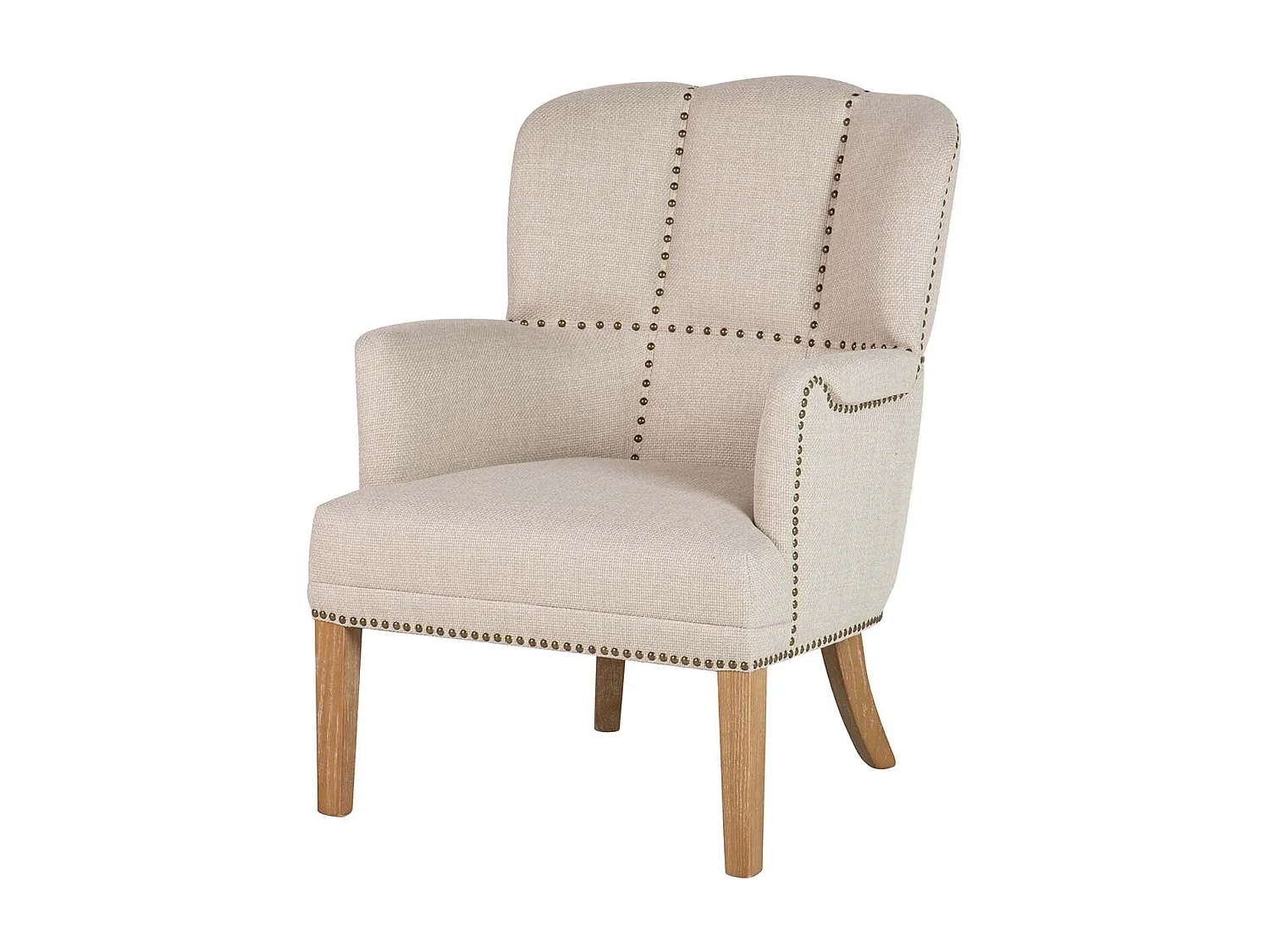 Butaca Madera Fresno Beige 48x53x78 Cm