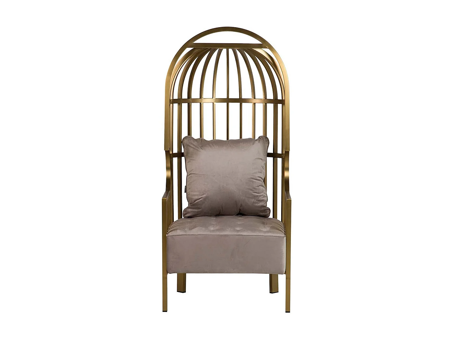 Butaca Acero Inoxidable Velvet Charleston 68x68x150 Cm