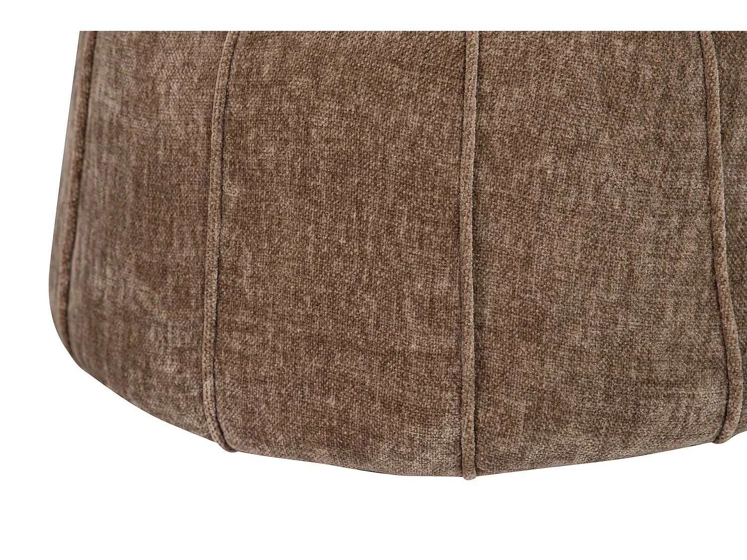 Puff Velvet Naranja Marron 40x40x44 Cm