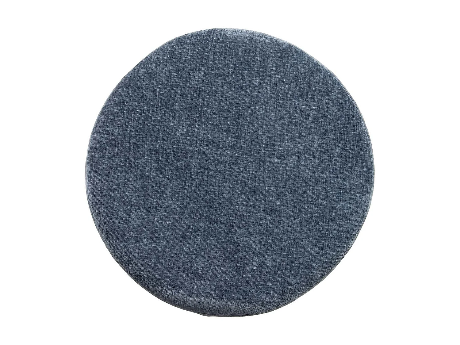 Puff Poliester Azul Amarillo 40x40x43 Cm