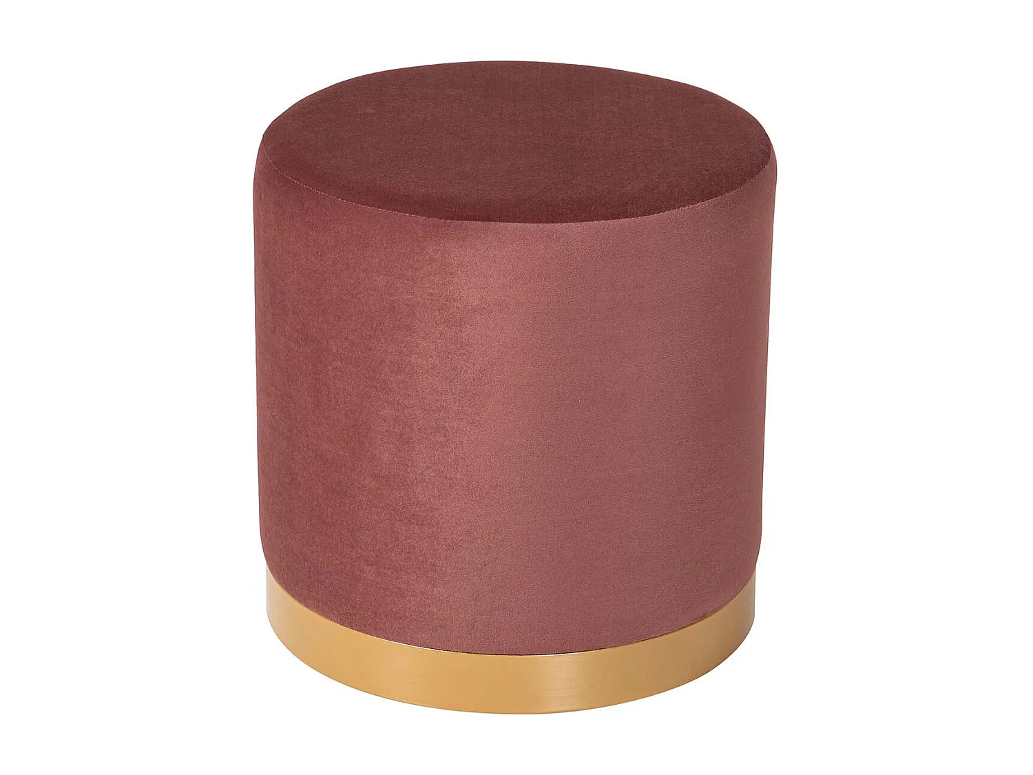 Set Butaca Y Puff Velvet 61x61x70 40x40x40 Cm