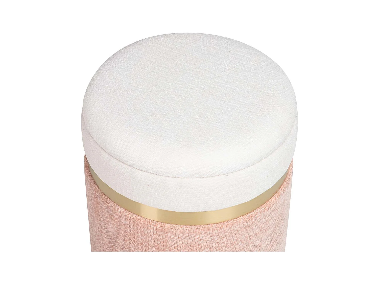 Set 2 Puffs Velvet 36x36x44 31x31x38 Cm