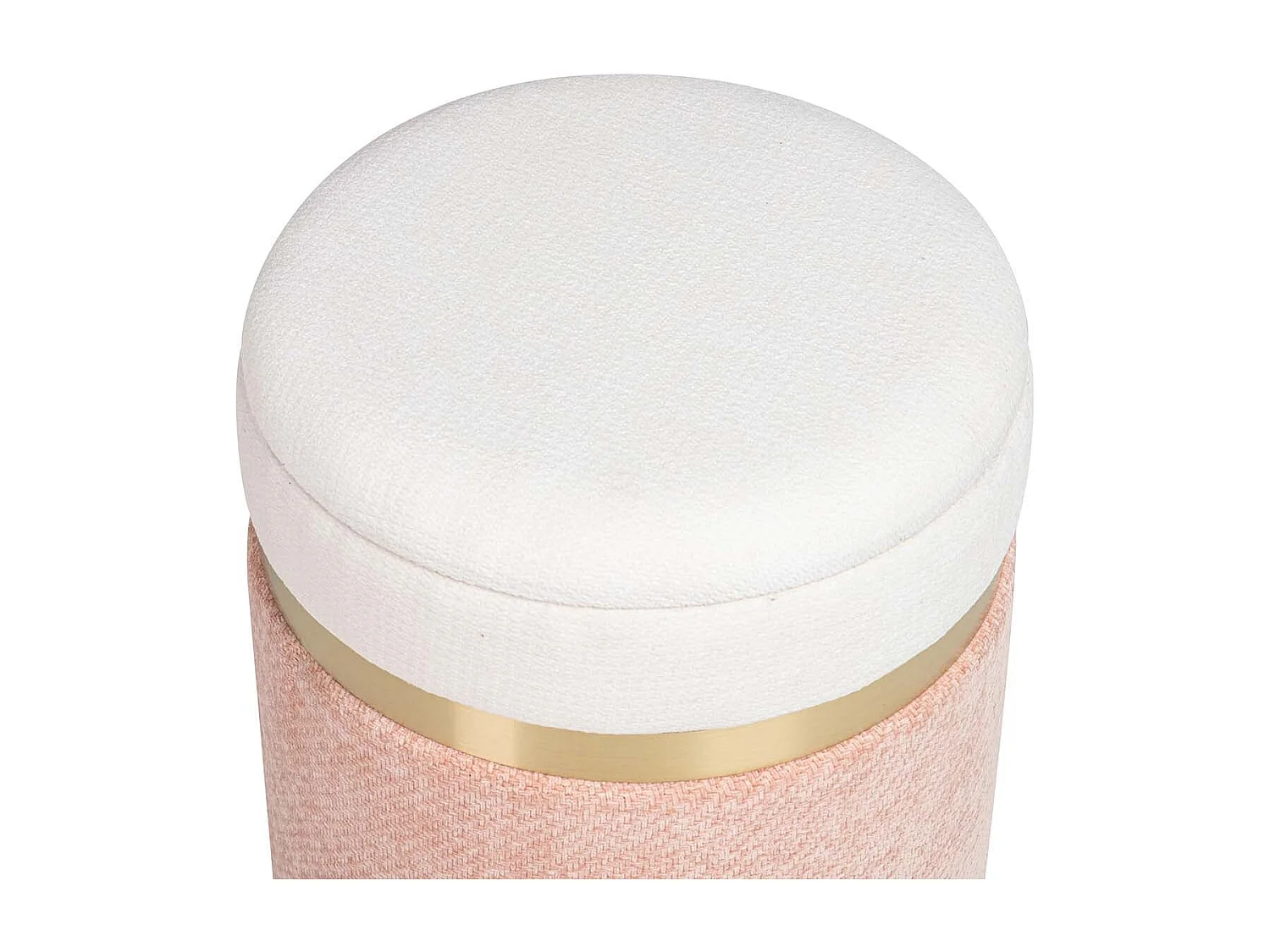 Set 2 Puffs Velvet 36x36x44 31x31x38 Cm