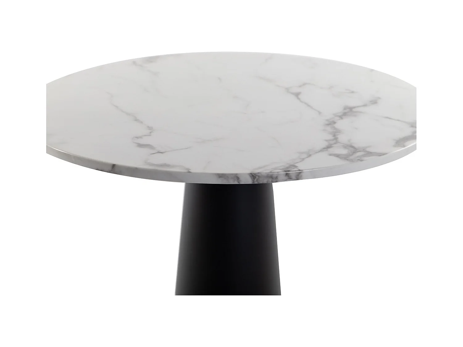 Mesa Comedor Acero Inoxidable Y Mármol Brampton 80x80x75 Cm