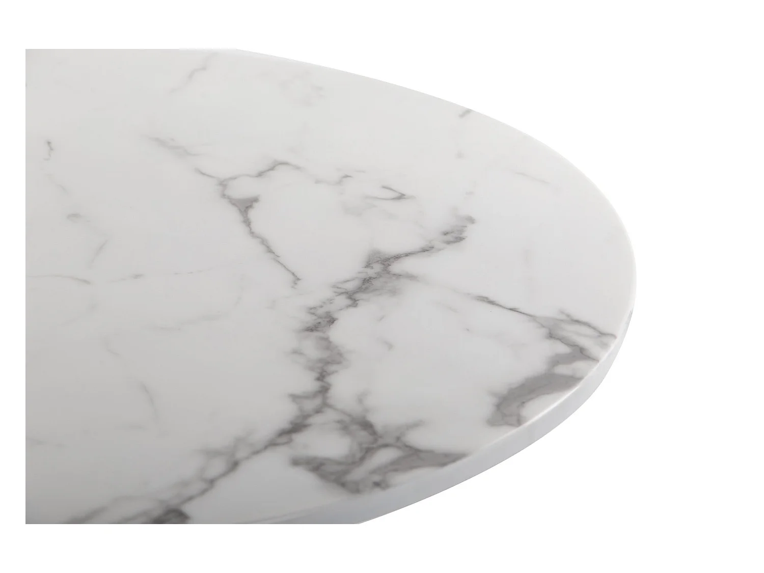 Mesa Comedor Acero Inoxidable Y Mármol Brampton 80x80x75 Cm