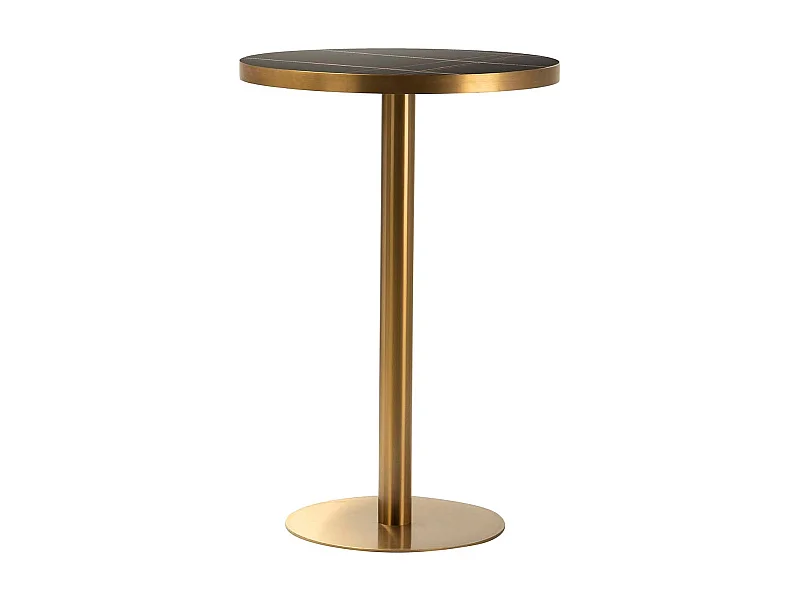 Mesa Alta Inoxidable Piedra Lodi 70x70x105 Cm