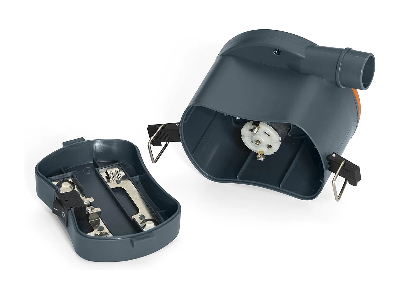 Gonfleur Électrique Bestway à Piles 12,3x10,6x10,3 cm avec Adaptateurs