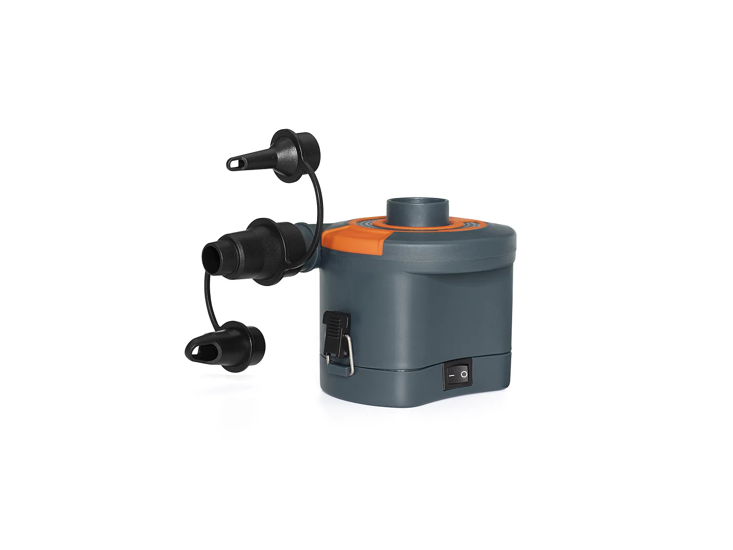 Gonfleur Électrique Bestway à Piles 12,3x10,6x10,3 cm avec Adaptateurs