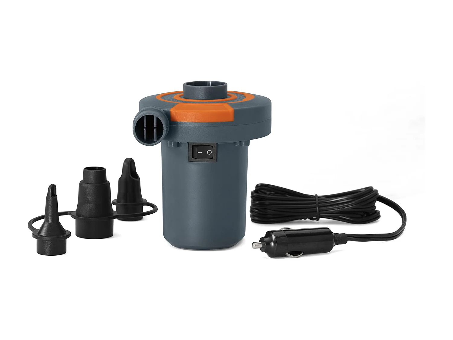 Gonfleur Électrique Bestway Connexion à Allume-Cigare 12 V 11,5x10,5x12,5 cm avec Adaptateurs