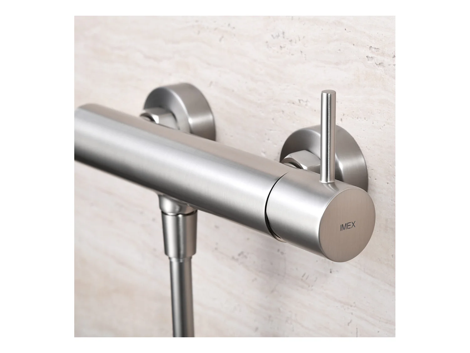 Ensemble de Douche Anti-Calcaire en Niquel Brossé MONZA BDM039-5NQ