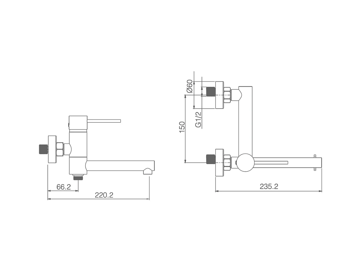 Ensemble de Douche Anti-Calcaire en Niquel Brossé MONZA BDM039-5NQ