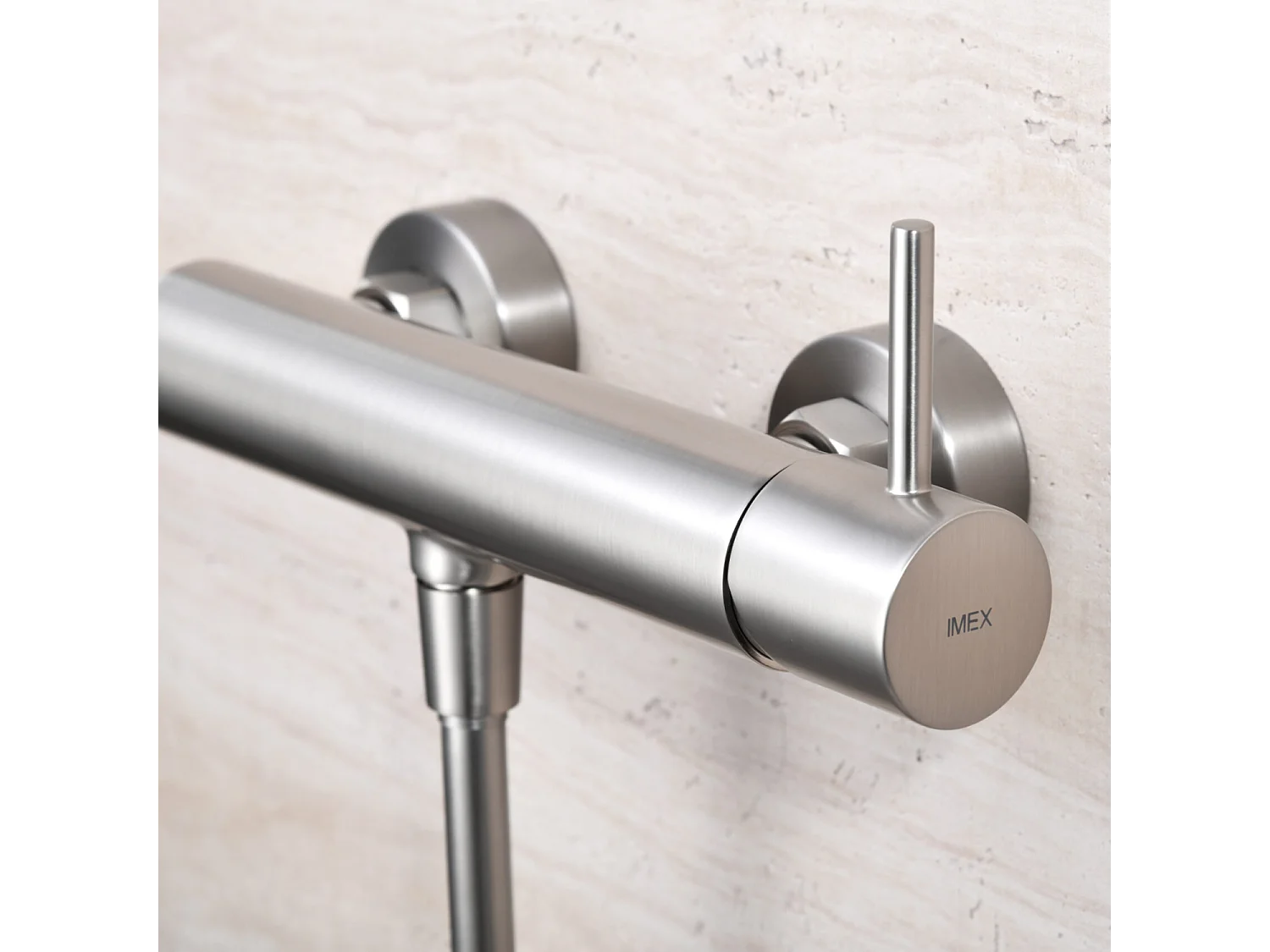 Ensemble de Douche Anti-Calcaire en Niquel Brossé MONZA BDM039-5NQ