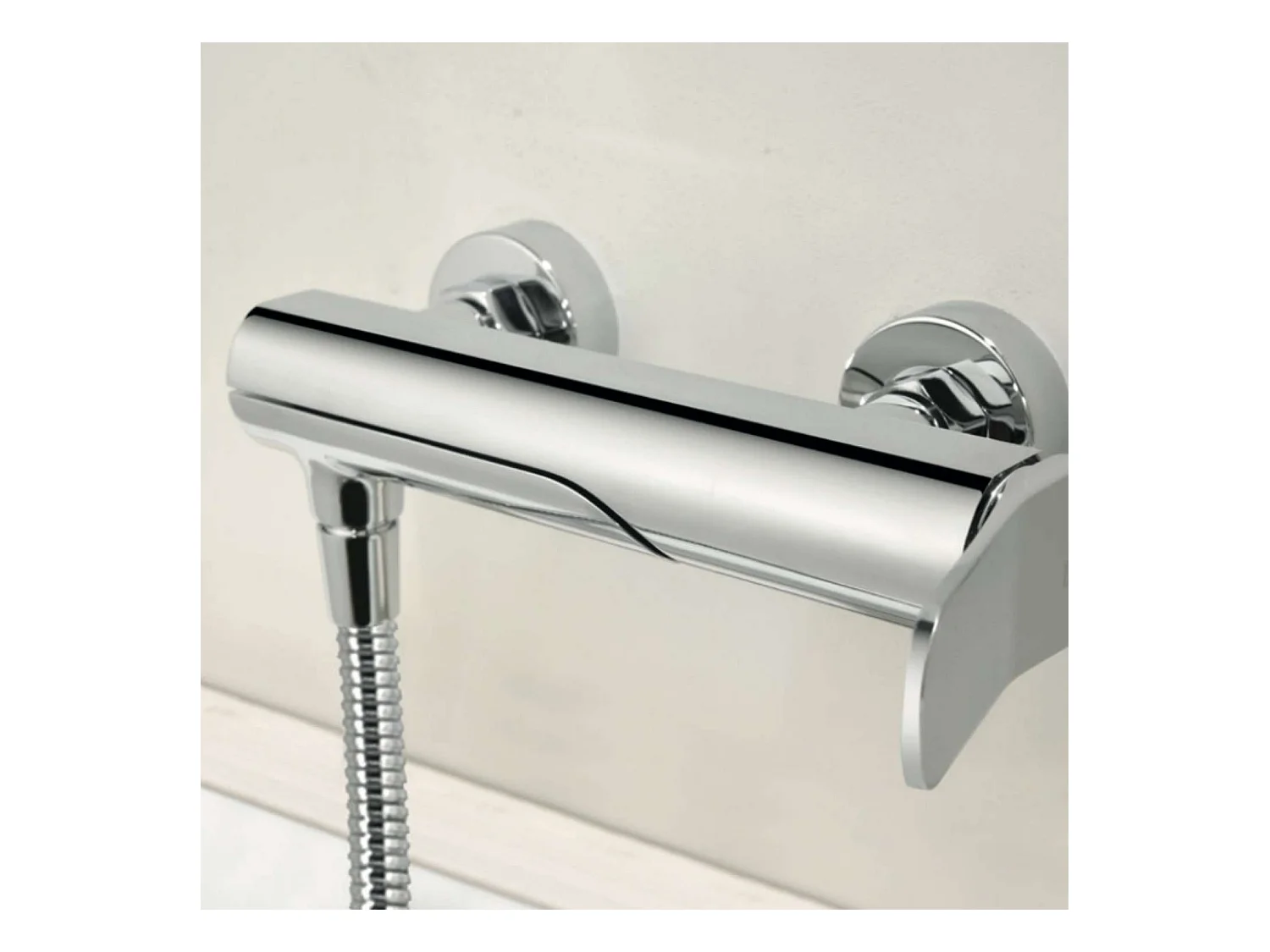 Ensemble Bain/Douche Anti-Calcaire Chrome DINAMARCA BR031-4