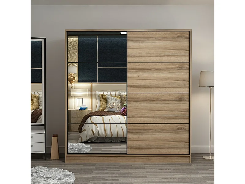 Armario Kale-3174 dore 180x190x52 cm