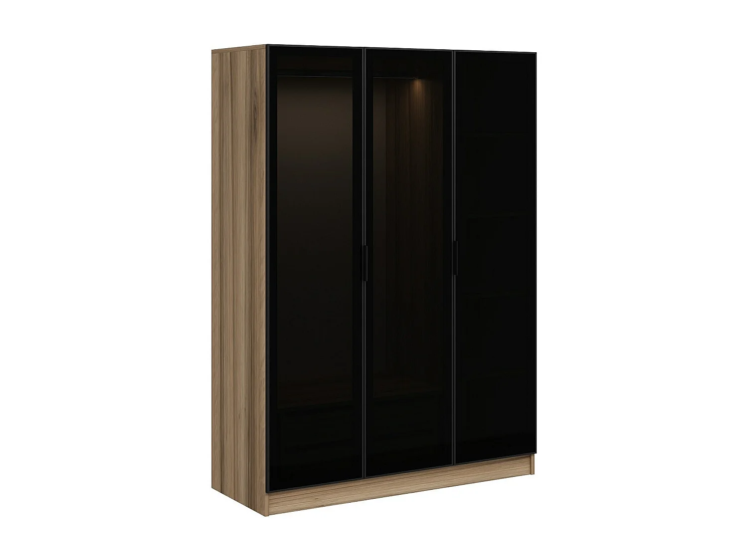Armario Kale-2285 gris oscuro 135x210x52 cm
